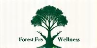 Forest Fresh Wellness logo - a silhouette of a person meditating under large tree branches.