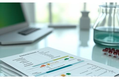 Scientific instruments and data charts, symbolizing hormone testing and analysis.