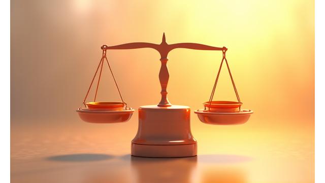 Symbolic image of balanced scales or a clear legal document, representing justice and transparent dispute resolution processes.